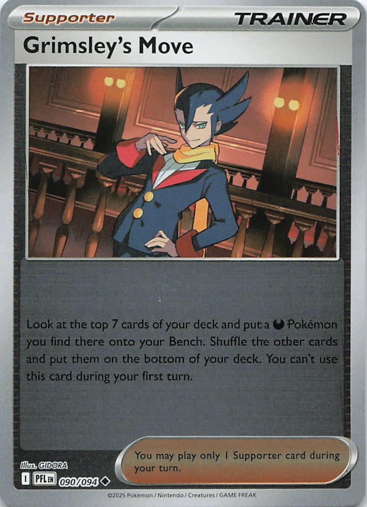 Grimsley's Move Uncommon ME02: Phantasmal Flames 090/094 NM