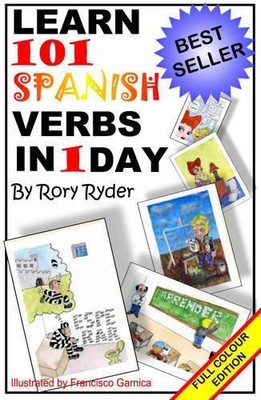 Learn 101 Spanish Verbs in 1 Day by Ryder, Rory Paperback Book The Fast Free