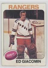 1975-76 Topps Ed Giacomin #55 HOF 03wm