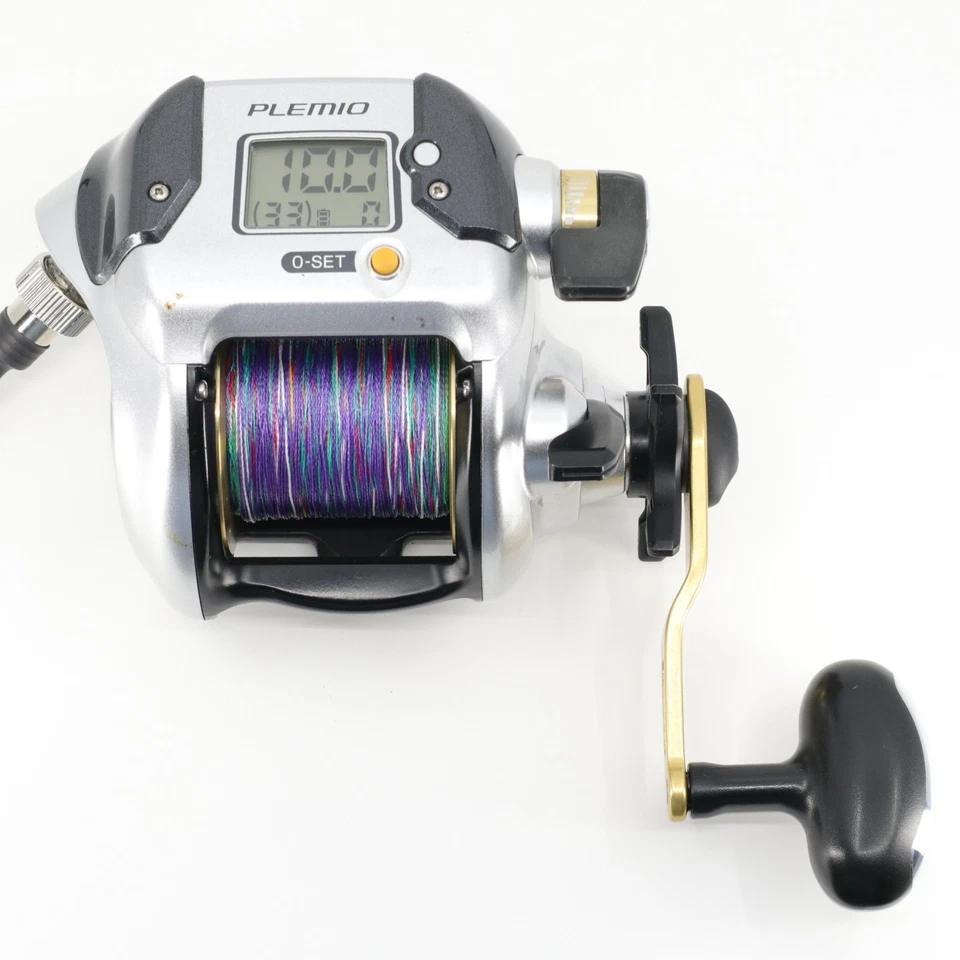 Shimano PLEMIO 3000 Electric Reel w/ Power Cable Tested Big Game from JAPAN - Image 2 of 4