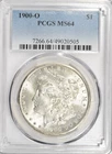 1900-O MORGAN DOLLAR ~ NICE BRIGHT WHITE PCGS MS64!
