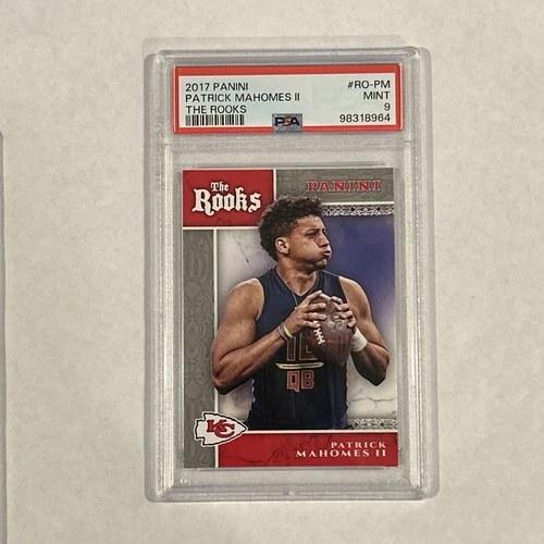 2017 Panini #RO-PM Patrick Mahomes II The Rooks Kansas City Chiefs PSA 9