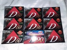 Lot of 9 TDK Cassette Tapes 6 D90 Type I 3 D60 Type I High Output