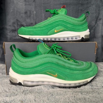 Nike Air Max 97 Lucky Green Gold Mens Size 9 Sneakers CI3708-300