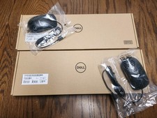 Lot of 2 Dell KB216-BK-US Wired Keyboards - Black