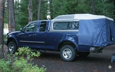 Vintage DAC Full Size Camper Top Tent Canopy RV Truck Bed Replacement Cover Blue