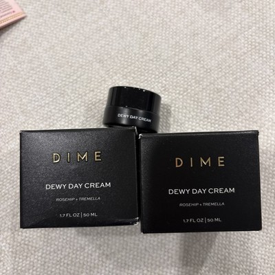 2x DIME Beauty Dewy Day Cream, Morning Face Moisturizer with Rosehip Oil 50ML