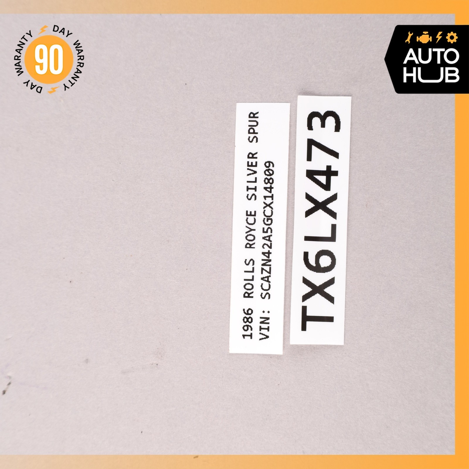 Rolls-Royce Silver Spur 1986-1989 Fan blade
