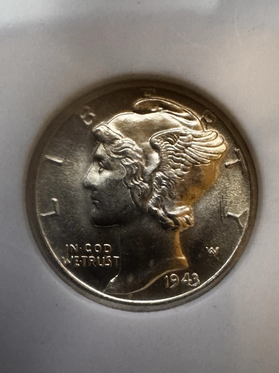 MS 66 Graded 1943 Year Mercury Dimes (1916-1945) for sale | eBay
