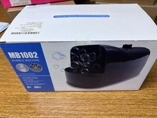 Beria Automatic Bubble Machine Kids Outdoor Toy 3 Bubble Sizes 2 Speeds