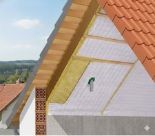 Telo Freno al Vapore, Membrana in TNT Regolatore Flusso Aria, Isolamento