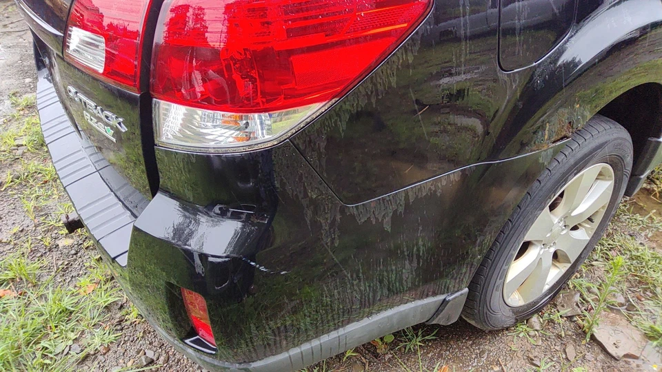 11 SUBARU LEGACY Rear Bumper Sw (outback)crystal Black Silicacbs Foto 3 de 3