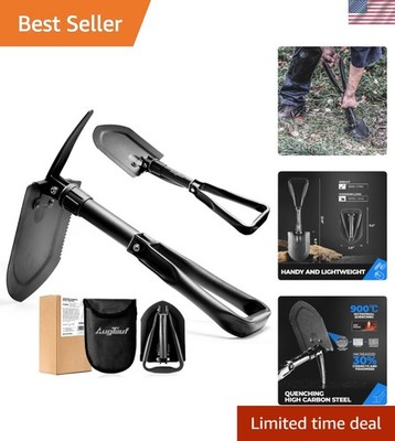 High-Carbon Steel Outdoor Shovel - Lightweight & Versatile for Hiking and More