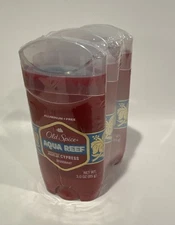 NEW Old Spice Red Collection Aqua Reef Deodorant - 3.0 oz  PACK OF 3