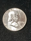 1956  Silver Franklin Half Dollar BU For Birth Year Gift Someone 70 Years Old!
