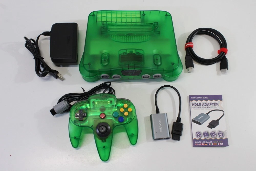 Nintendo 64 Green S-Video Game Consoles for sale | eBay