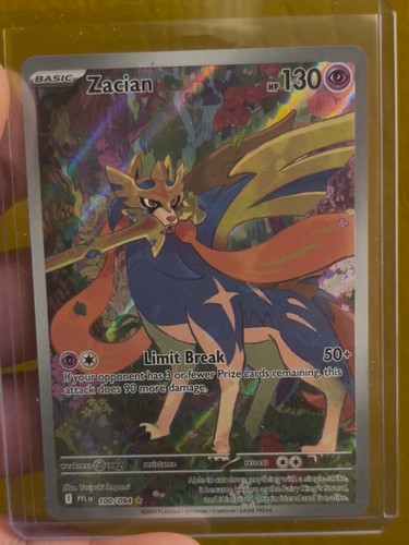 Pokemon Card - Zacian - Illustration Art Rare (100/094) Phantasmal Flames NM