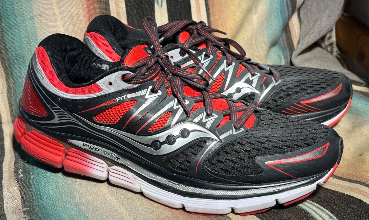 [S20346-5] Mens Saucony Triumph ISO 3 Size 10 - Red / Navy  * Barely Worn. Cut in half: Saucony Triumph 20 Review | RunRepeat main image 2