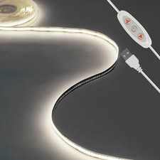 5V USB 6.56Ft LED Light Strip, COB LED Strip Lights, High Brightness Tape Lights
