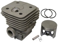 Kit Zylinder Und Kolben Husqvarna Kompatibel Mit 395 Durchm. 56 Mm