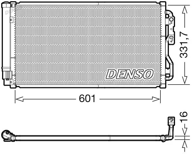 Für DENSO DCN05033 condenser BMW F20/21.. - Bild 2