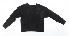 Womens UK Size 14 Primark Black Pullover Sweatshirt