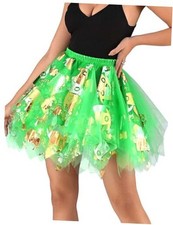 St. Patrick's Day Tutu Skirt Green Clover 40 Regular A-clover,hat,lucky