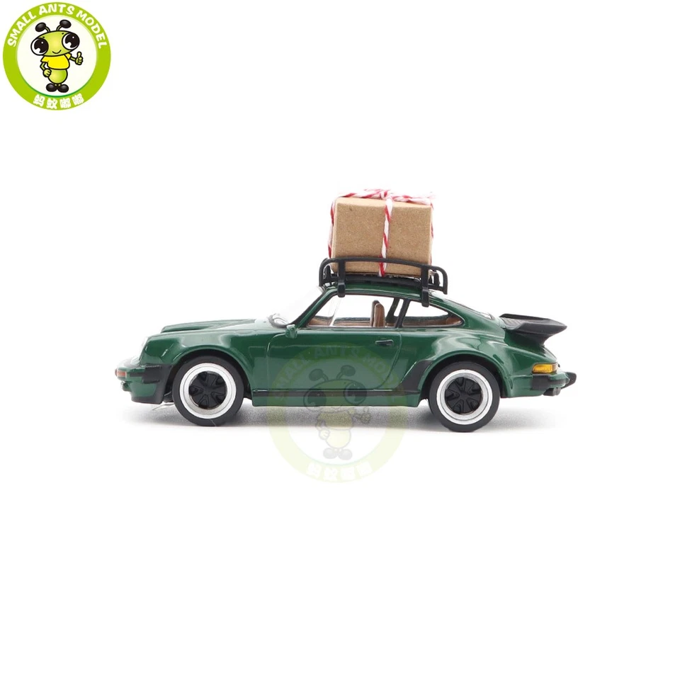 1/43 Porsche 911 Turbo 1978 NOREV 750070 Green Christmas Diecast Model Car - Image 3 of 4
