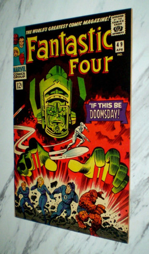 Fantastic Four #49 NM 9.4 OW/W pages 1966 1st Silver Surfer & Galactus part 2