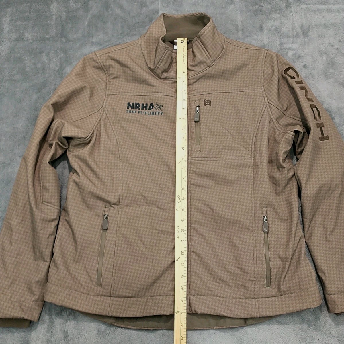 Cinch Concealed Carry Jacket NRHA 2018 Soft Shell Men 2XL Brown