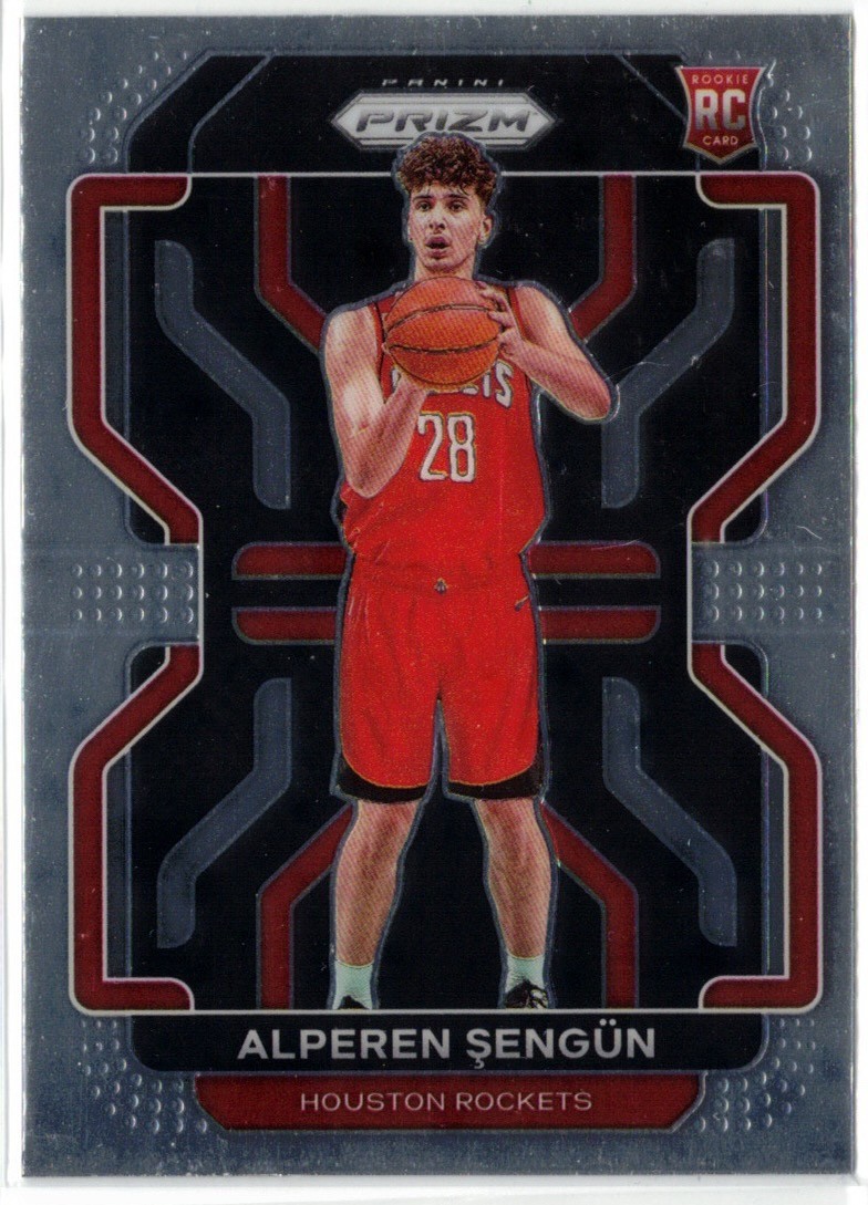 2021-22 Panini Prizm Alperen Sengun Base RC #318 Houston Rockets