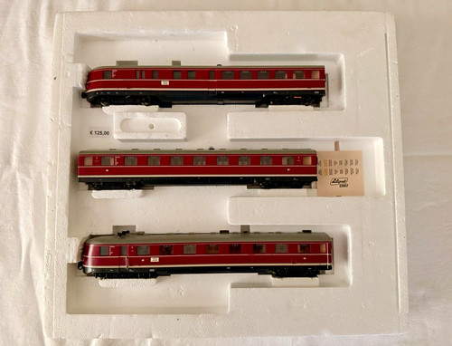 Liliput Zugset Spur H0 VT 06 DB, 3-teilig, Art.-Nr. 126 04/2867 | Condition: Gebraucht