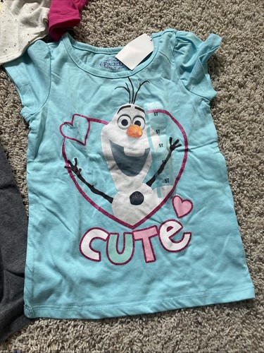 Disney Mini Mouse Shirt And Frozen Limited Edition Kids Clothes Size 5T, 7 & 4/5 - Picture 2 of 15