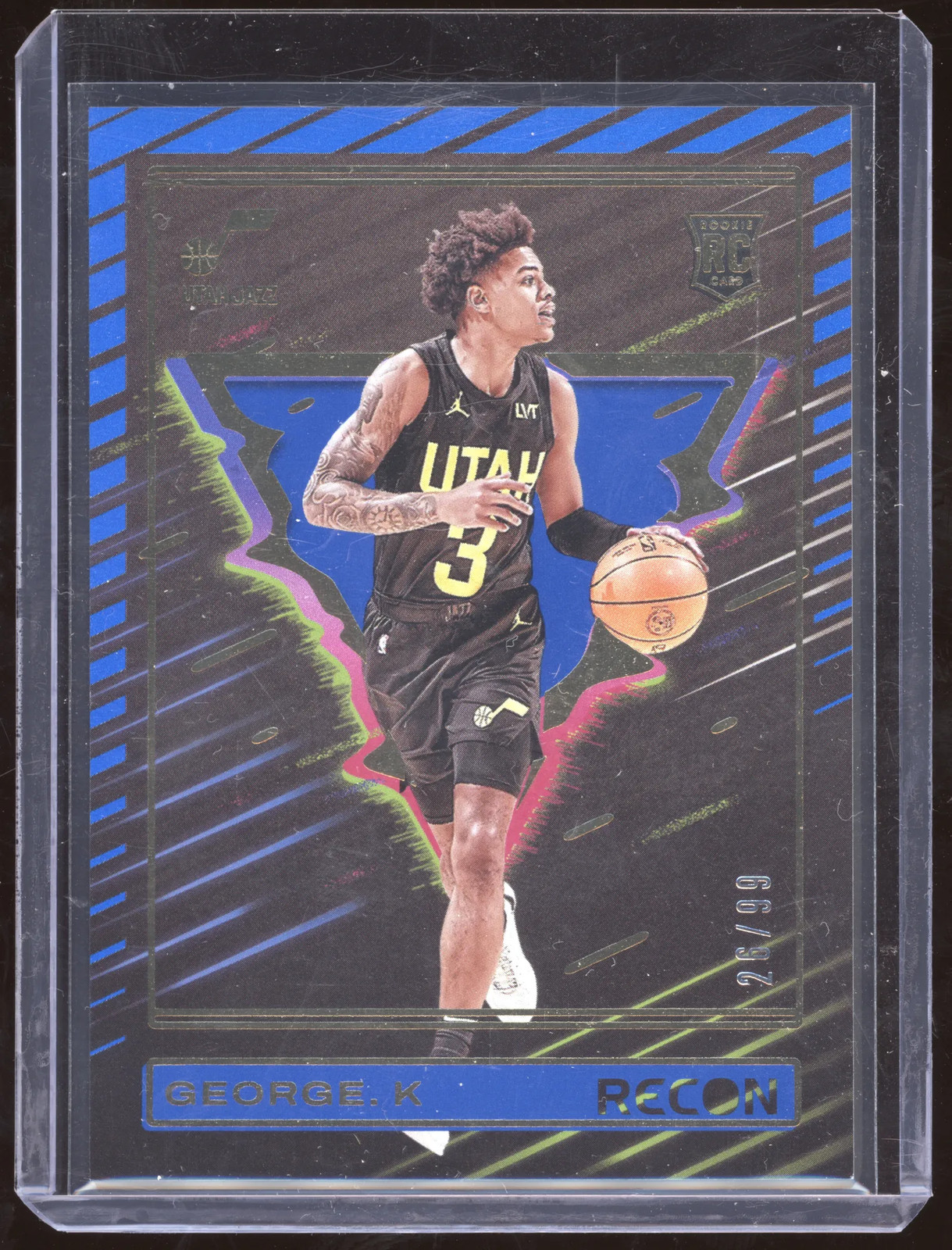2023 Panini Recon Basketball Keyonte George #237 Blue 26/99 RC