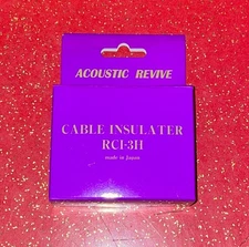 Acoustic Revive RCI-3H Cable Insulator.  Made in Japan - HiFi High End Audio