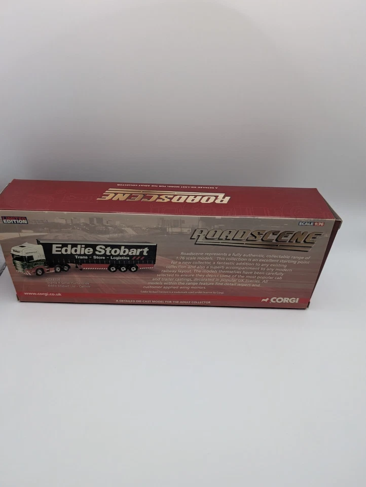CORGI ROADSCENE EDDIE STOBART SCANIA CURTAINSIDE CC18106 1/76 SCALE MINT in Box - Image 2 of 3