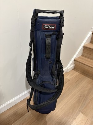 Titleist Navy Blue Stand Golf Bag 4-Way Divider System Carry