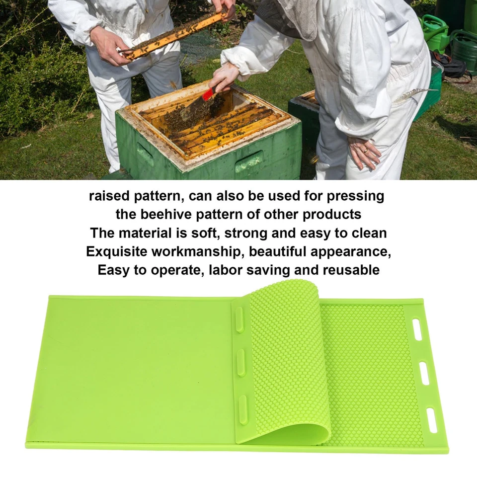Beeswax Sheet Mold Silicone Beeswax Foundation Press Mold For Beekeeping - Image 3 of 4