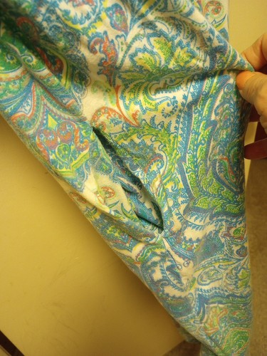 Metropolitan House Dress Size Large Pockets Short Sleeve Green - Picture 8 of 12
