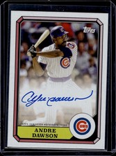 Andre Dawson Cards, Rookie Card and Autographed Memorabilia Guide 20