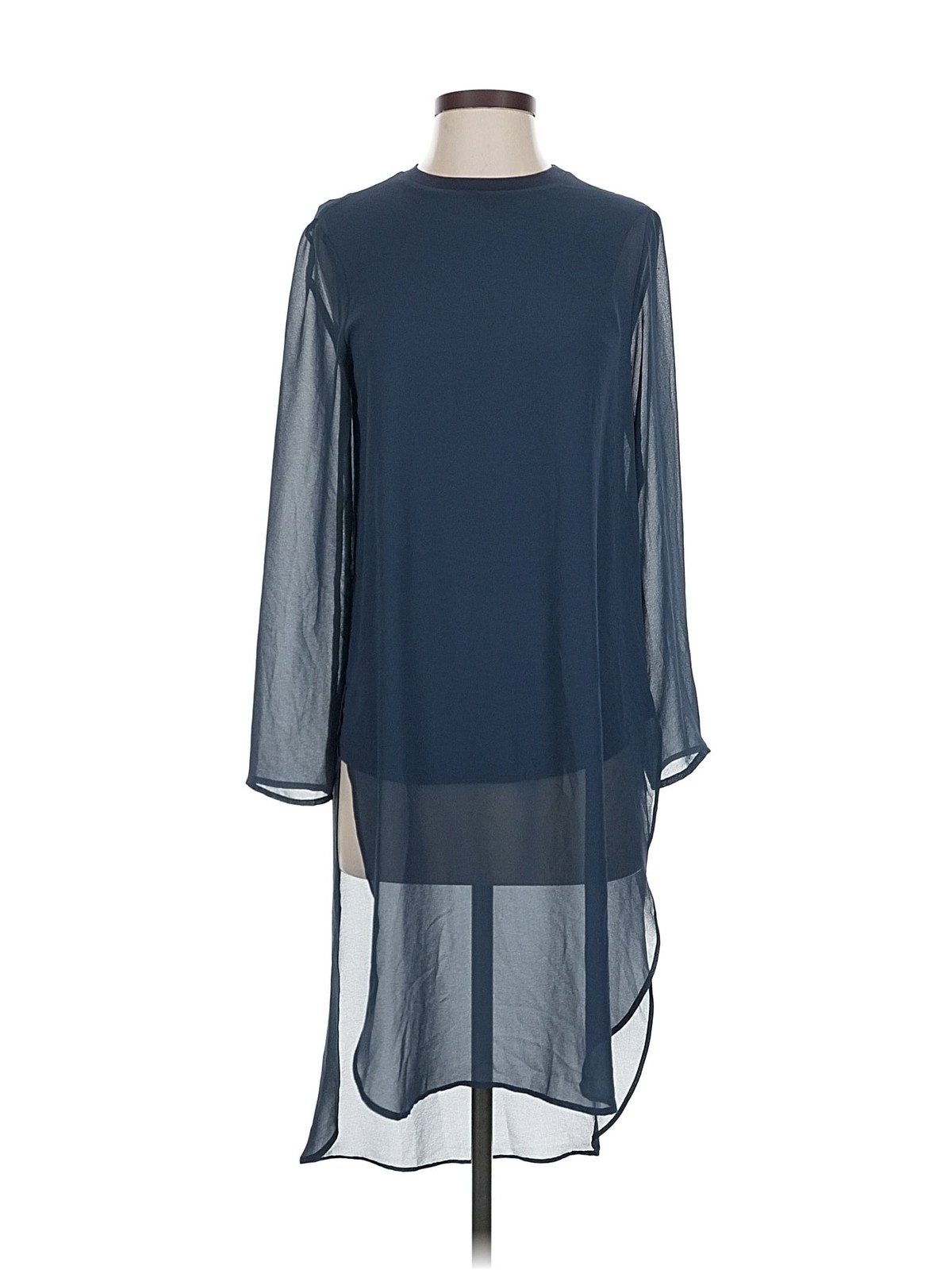 NWT Zara Women Blue Casual Dress S