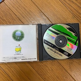 Masters Harukanaru Augusta 3 Sega Saturn SS Japan Import TE Soft Golf Sports 13+