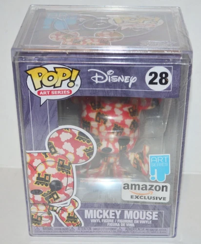 Funko POP! Disney Mickey Mouse #28 Art Series Figure Vaulted Amazon Exclusive🔥