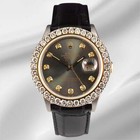 Rolex Datejust 36mm 2-Tone 2.50ct Grey Diamonds Dial Men's Watch