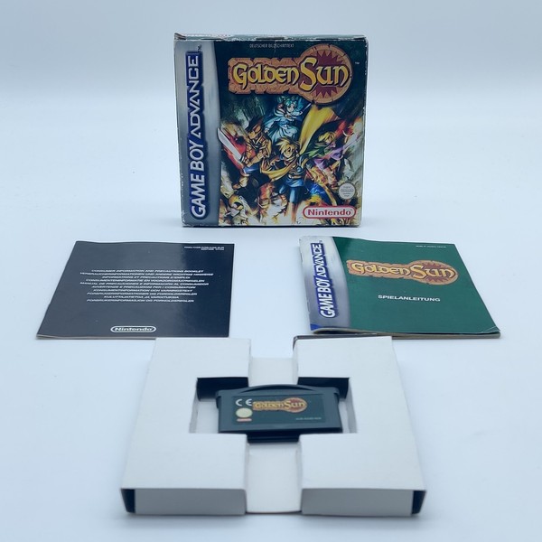 Nintendo Gameboy Advance Spiel Gba - Golden Sun - Komplett Cib Ovp - Pal-image