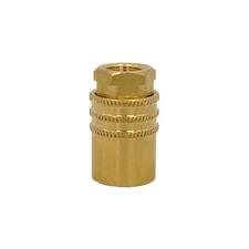 Quick Disconnect Mold Coolant Coupler 1/4” Body x 1/8” Female NPT Brass Fitting