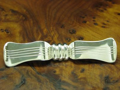 835 Silver Brooch / Handmade / Real Silver / 4.6g