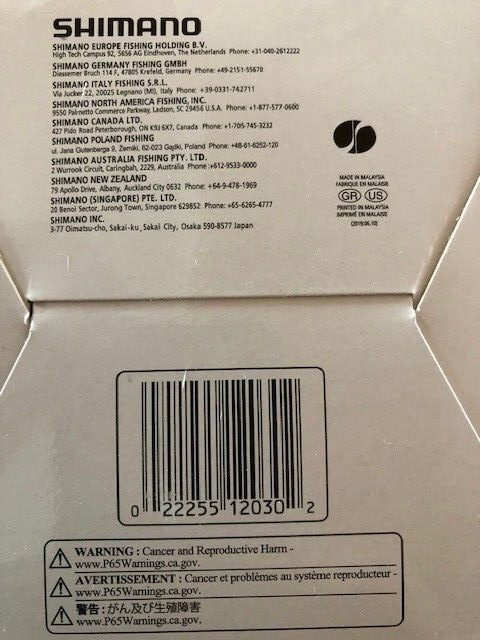 Shimano Syncopate SC-2500FG Spinning Quick Fire Fishing Reel -Front Drag Control