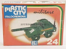 PLASTIC CITY MILITARE 24 ITALOCREMONA COSTRUZIONI VINTAGE 1970s NEW SEALED BOX 