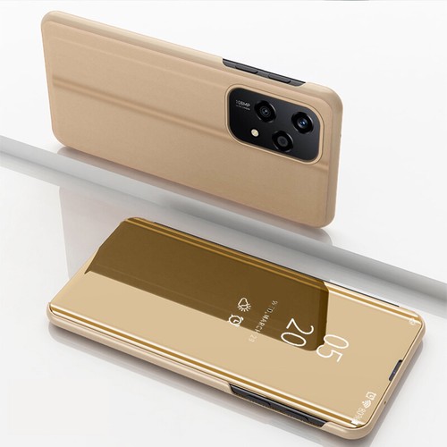 View Mirror Flip Stand Leather Case For Honor 200 Pro/90 Lite/Magic6 Lite Cover - Photo 27 sur 33